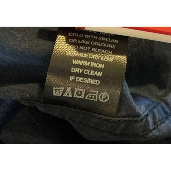 Cactus Man Ricky Singh Button Up Shirt Blue Peach Geometric Long Sleeve Large - Picture 6 of 6